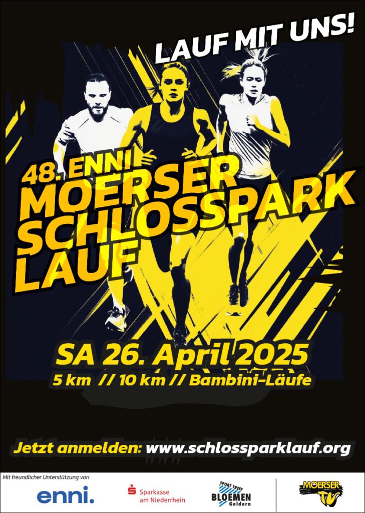 Plakat Schlossparklauf 2024